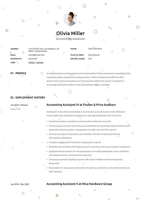 accounting assistant resume|6 Great Accounting Assistant Resume Examples